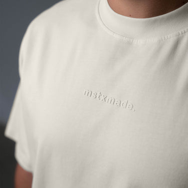Core Boxy Tee - Cream