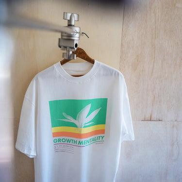 Growth Mentality White oversized t-shirt, Mistakes Made